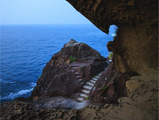 Dawn at Onigajo Cliffs